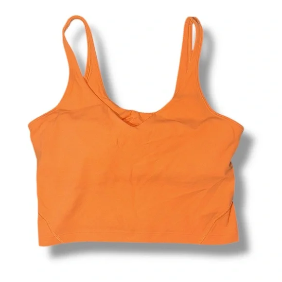 Lululemon Athletica Align Tank Top Orange Size 10 - Picture 2 of 5